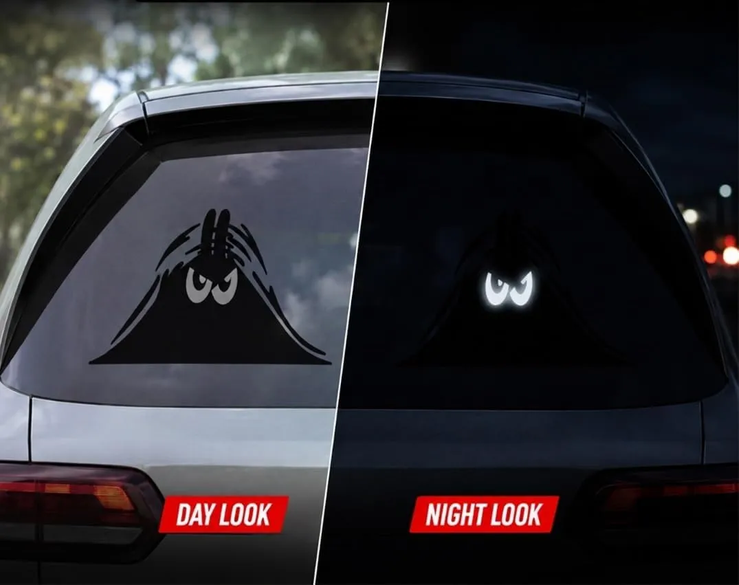 Scary Eyes Peeking Monster